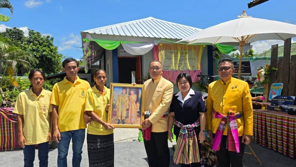 จังหวัดชัยภูมิ ส่งมอบบ้าน “ห่วงใย จากใจ GLO” ที่อำเภอภูเขียว