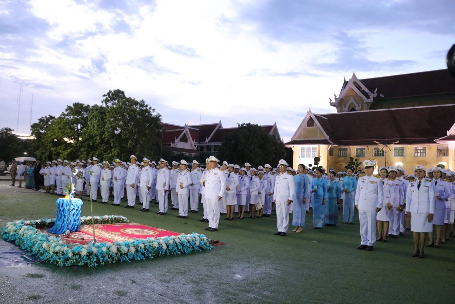 พช.ชัยภูมิ เข้าร่วมพิธีถวายเครื่องราชสักการะและวางพานพุ่ม และพิธีจุดเทียนถวายพระพรชัยมงคล เนื่องในโอกาสวันเฉลิมพระชนมพรรษา สมเด็จพระนางเจ้าสิริกิติ์ พระบรมราชินีนาถ พระบรมราชชนนีพันปีหลวง 12 สิงหาคม 2567
