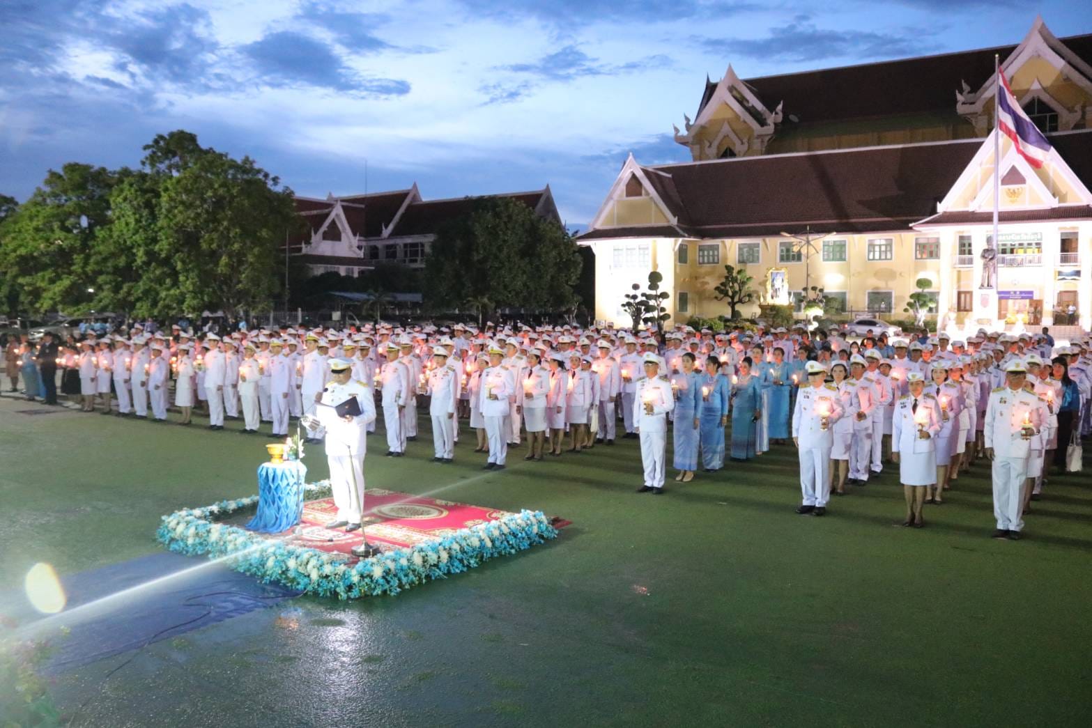 พช.ชัยภูมิ เข้าร่วมพิธีถวายเครื่องราชสักการะและวางพานพุ่ม และพิธีจุดเทียนถวายพระพรชัยมงคล เนื่องในโอกาสวันเฉลิมพระชนมพรรษา สมเด็จพระนางเจ้าสิริกิติ์ พระบรมราชินีนาถ พระบรมราชชนนีพันปีหลวง 12 สิงหาคม 2567