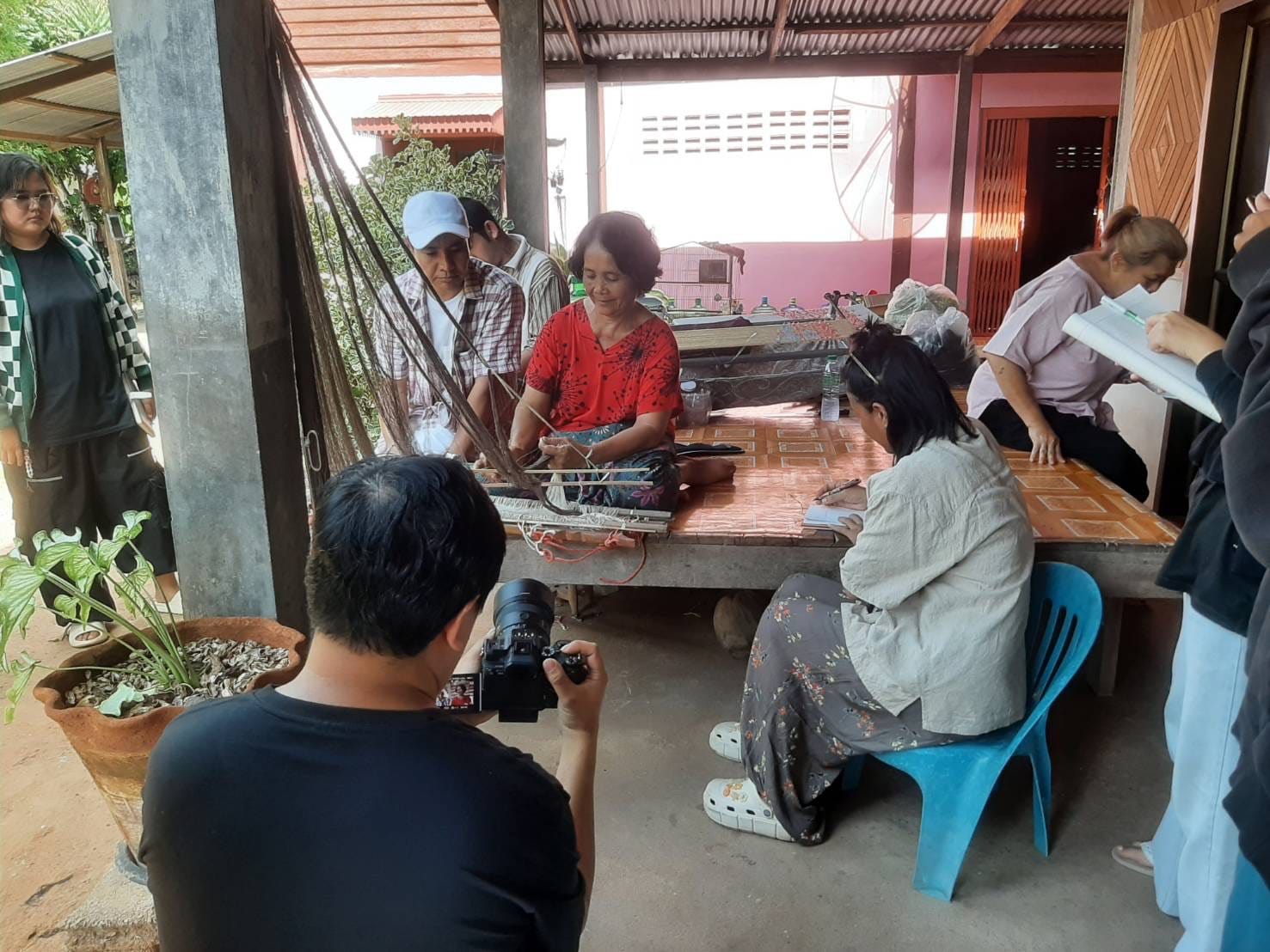 ชัยภูมิ เตรียมพร้อมขับเคลื่อนบ้านหนองหอย หมู่ที่ 4 ตำบลกุดชุมแสง อำเภอหนองบัวแดง เป็นชุมชนภูมิปัญญาเพื่อพัฒนาผลิตภัณฑ์
