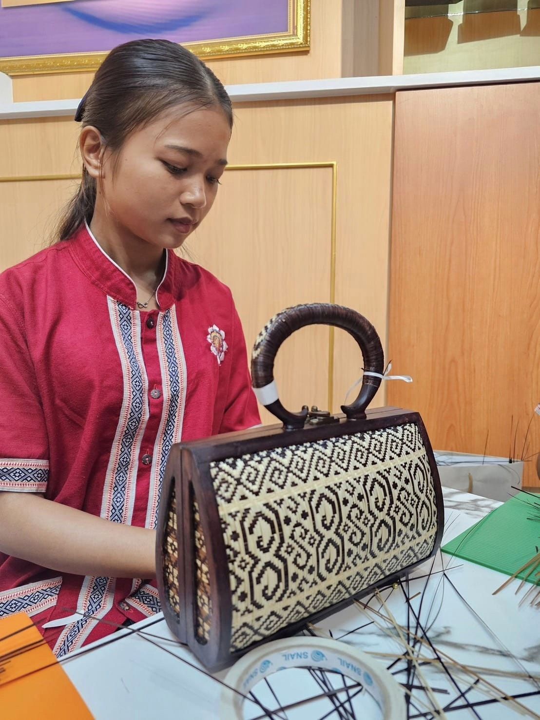 ชัยภูมิ เตรียมพร้อมขับเคลื่อนบ้านหนองหอย หมู่ที่ 4 ตำบลกุดชุมแสง อำเภอหนองบัวแดง เป็นชุมชนภูมิปัญญาเพื่อพัฒนาผลิตภัณฑ์