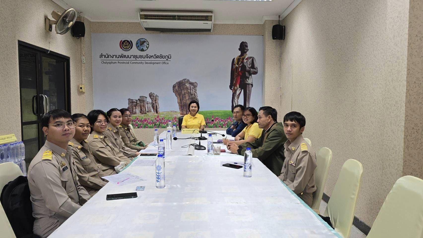 พช.ชัยภูมิ รับรายงานตัวและปฐมนิเทศข้าราชการใหม่