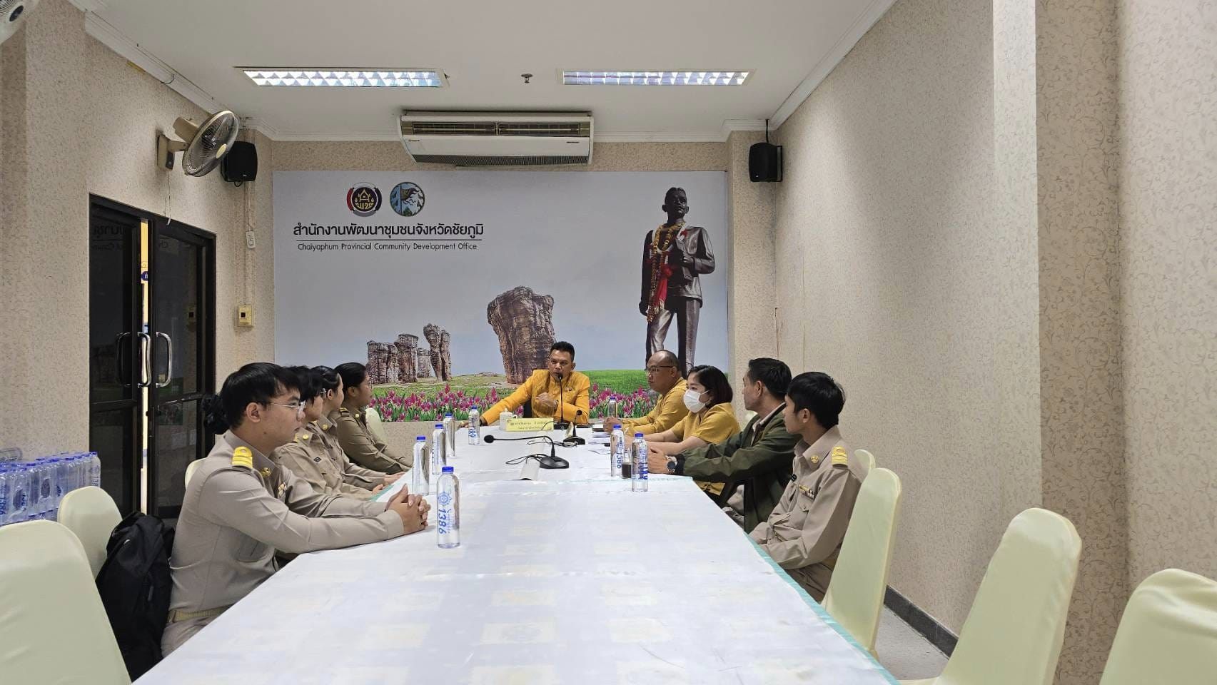 พช.ชัยภูมิ รับรายงานตัวและปฐมนิเทศข้าราชการใหม่