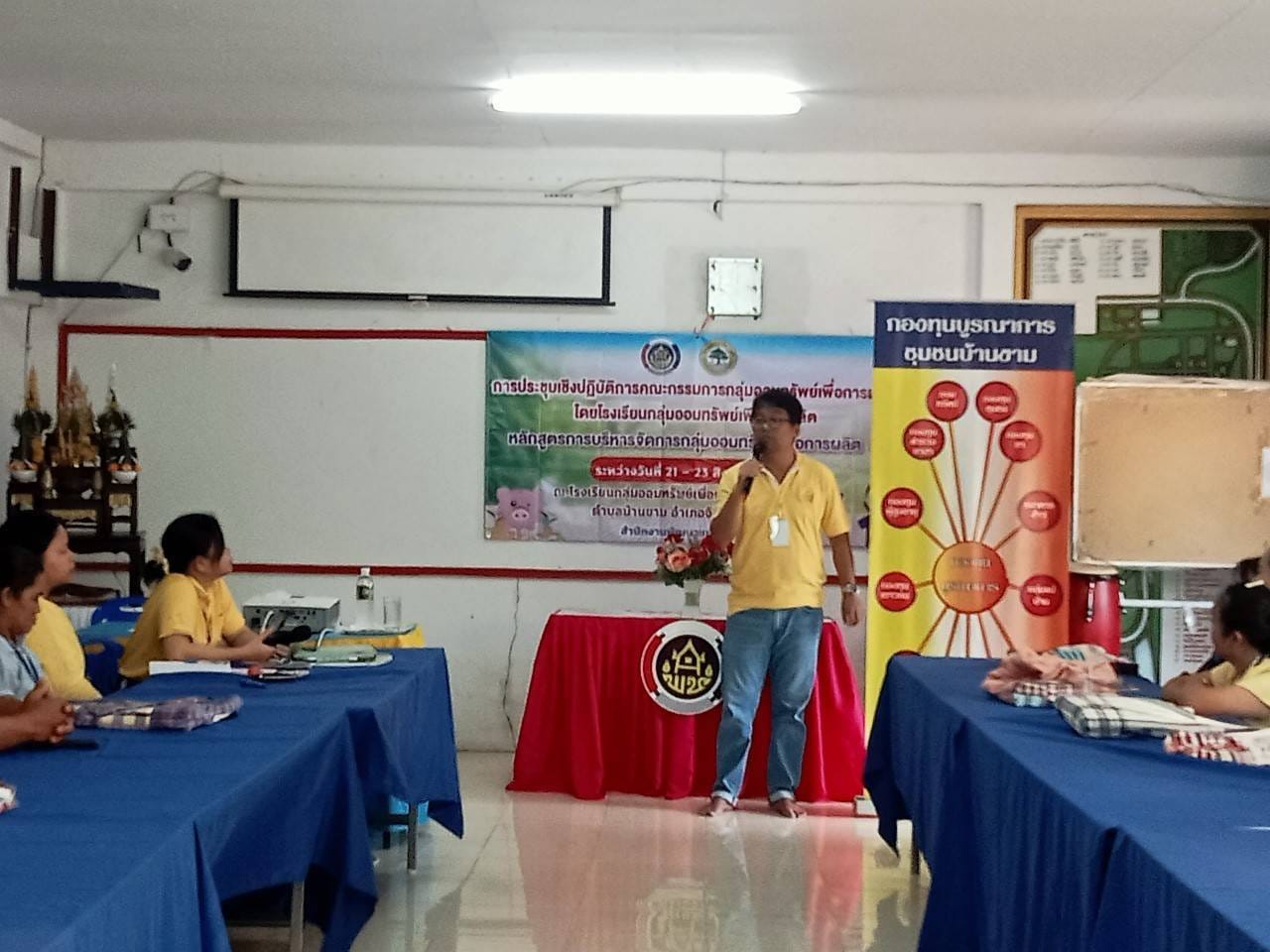 พช.ชัยภูมิ ดำเนินโครงการประชุมเชิงปฏิบัติการคณะกรรมการกลุ่มออมทรัพย์เพื่อการผลิต หลักสูตรการบริหารจัดการกลุ่มออมทรัพย์เพื่อการผลิต” (ระหว่างวันที่ 21-23 สิงหาคม 2567)