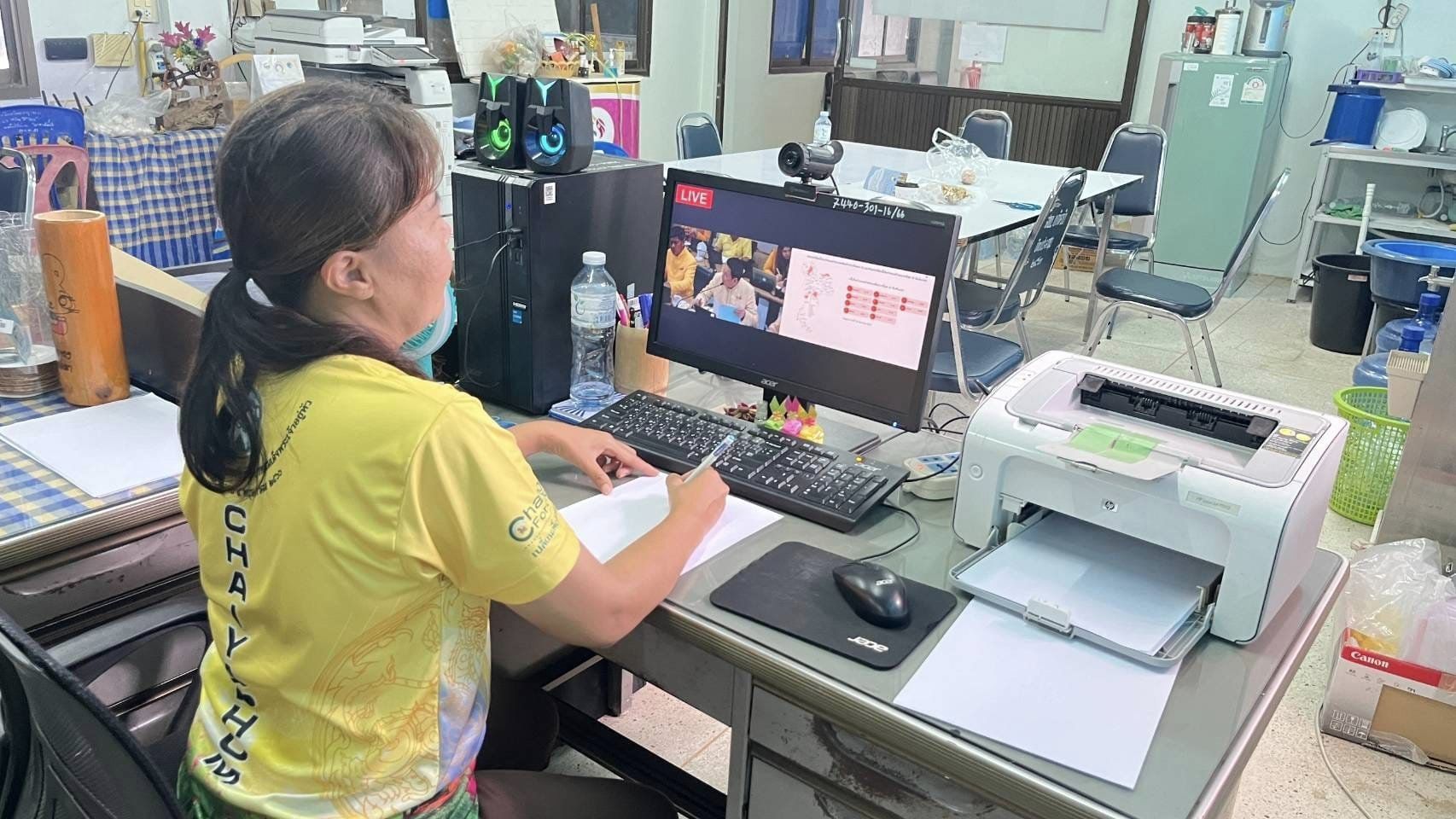 พช. ชัยภูมิ ร่วมประชุมกรมการพัฒนาชุมชน ครั้งที่ 8/2567 ผ่านระบบการประชุมทางไกล Video Conference