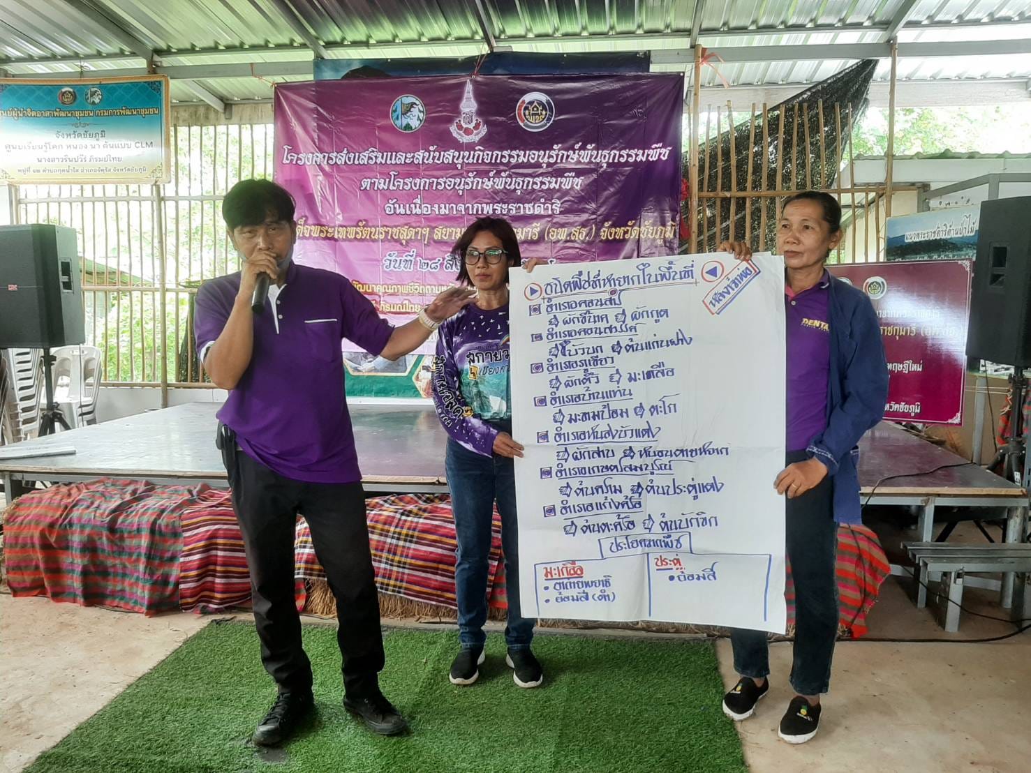 พช.ชัยภูมิ ดำเนินโครงการส่งเสริมและสนับสนุนกิจกรรมอนุรักษ์พันธุกรรมพืช ตามโครงการอนุรักษ์พันธุกรรมพืช อันเนื่องมาจากพระราชดำริ สมเด็จพระเทพรัตนราชสุดาฯ สยามบรมราชกุมารี (อพ.สธ.)