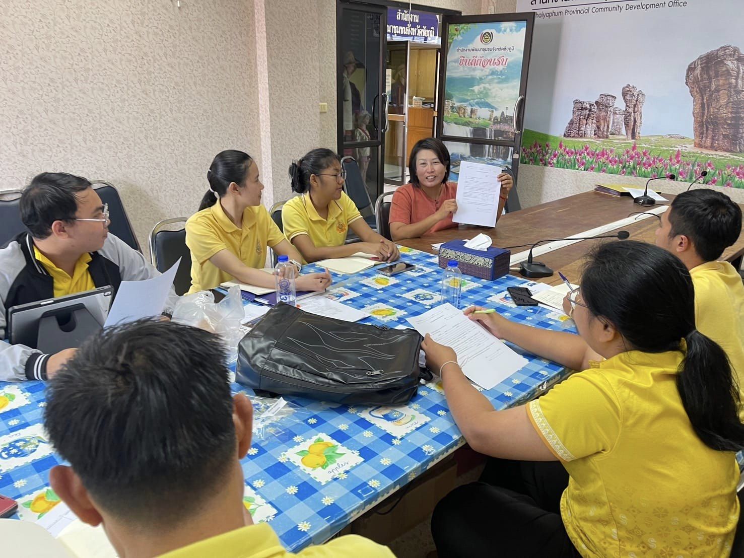 พช.ชัยภูมิ “พี่สอนน้องให้รู้จักกรมการพัฒนาชุมชน” กำหนดการเรียนรู้งานการพัฒนาข้าราชการที่อยู่ระหว่างทดลองปฏิบัติหน้าที่ราชการ รุ่น 127-128