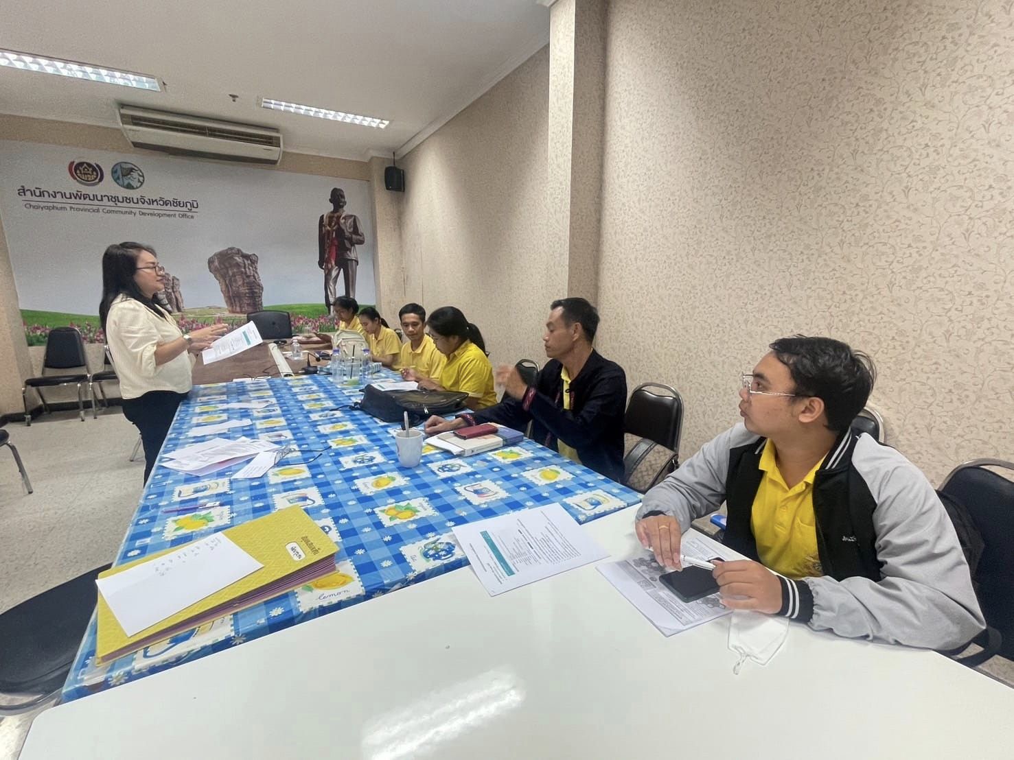 พช.ชัยภูมิ “พี่สอนน้องให้รู้จักกรมการพัฒนาชุมชน” กำหนดการเรียนรู้งานการพัฒนาข้าราชการที่อยู่ระหว่างทดลองปฏิบัติหน้าที่ราชการ รุ่น 127-128