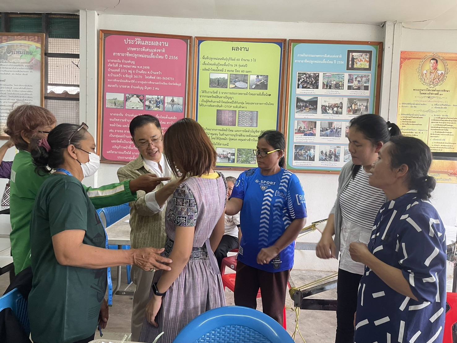 พช.ชัยภูมิ ส่งเสริมการพัฒนาศักยภาพการผลิตผลิตภัณฑ์ไหม กิจกรรมการพัฒนาศักยภาพผู้ผลิตผู้ประกอบการไหมและการแปรรูปผลิตภัณฑ์ไหม รุ่นที่ 2