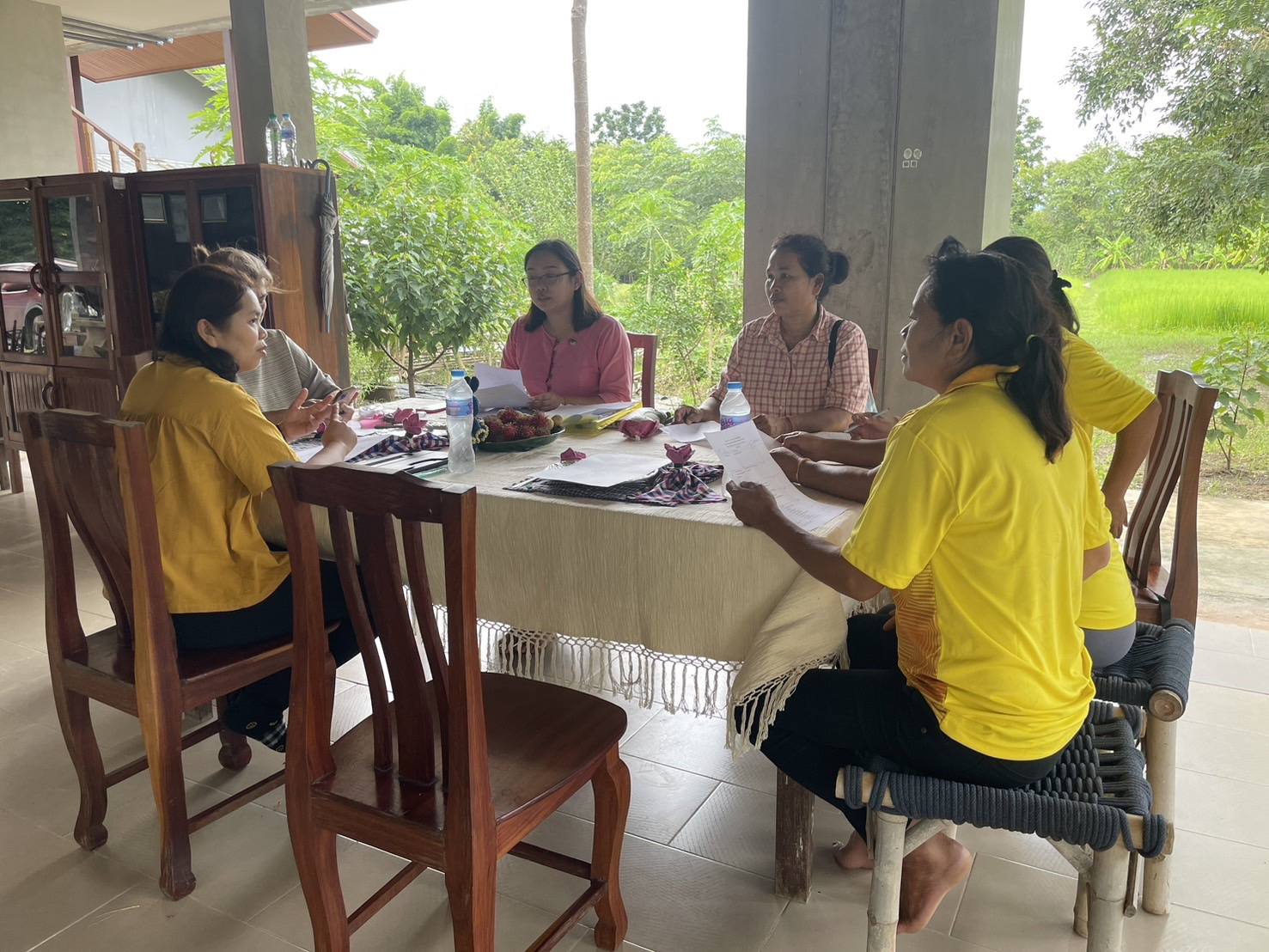 พช.ชัยภูมิ เตรียมพร้อม Live Action การดำเนินงาน “ผ้าไทยใส่ให้สนุก”ชุมชนภูมิปัญญาเพื่อพัฒนาผลิตภัณฑ์วิสาหกิจชุมชนกลุ่มทอผ้าย้อมสีธรรมชาติหนองบัวแดง