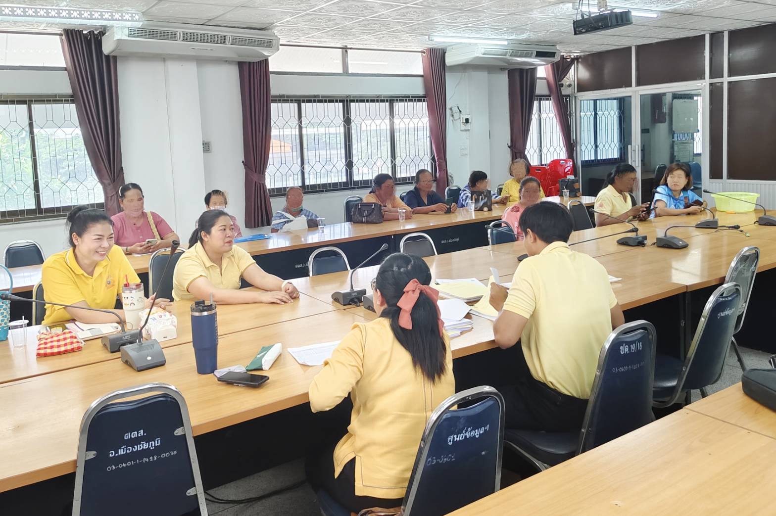 พช.ชัยภูมิ ขับเคลื่อนงานกองทุนพัฒนาบทบาทสตรี ดำเนินการไกล่เกลี่ยก่อนฟ้องคดี อำเภอเมืองชัยภูมิ