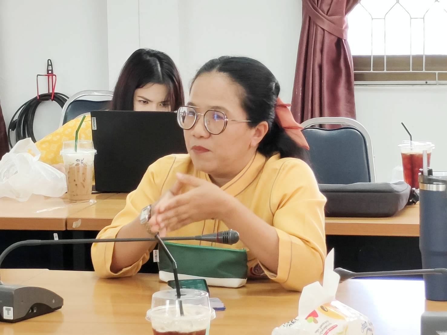 พช.ชัยภูมิ ขับเคลื่อนงานกองทุนพัฒนาบทบาทสตรี ดำเนินการไกล่เกลี่ยก่อนฟ้องคดี อำเภอเมืองชัยภูมิ