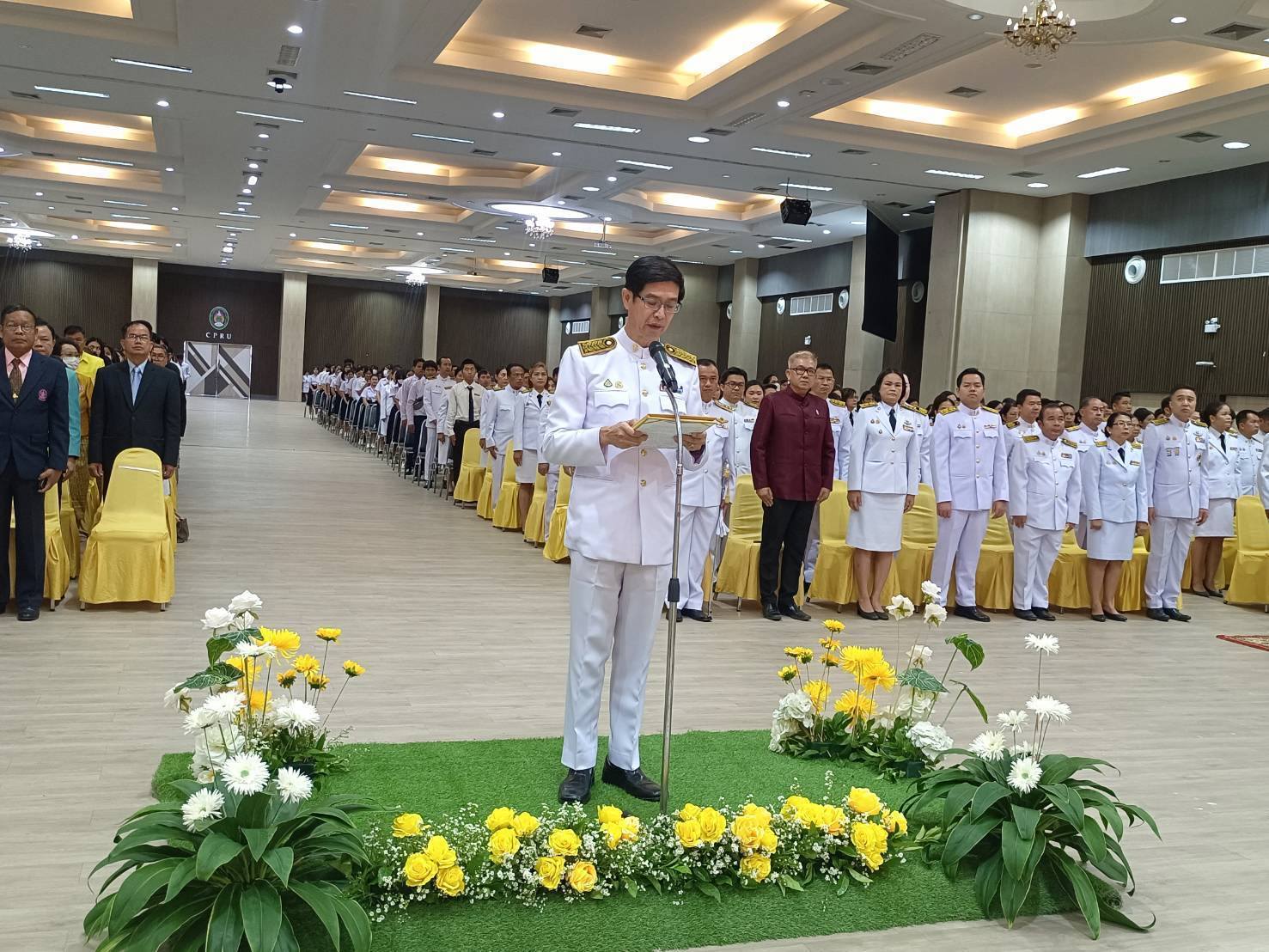 พช.ชัยภูมิ ร่วมพิธีรับสนองพระบรมราชโองการโปรดเกล้าโปรดกระหม่อมแต่งตั้งอธิการบดีมหาวิทยาลัยราชภัฏชัยภูมิ