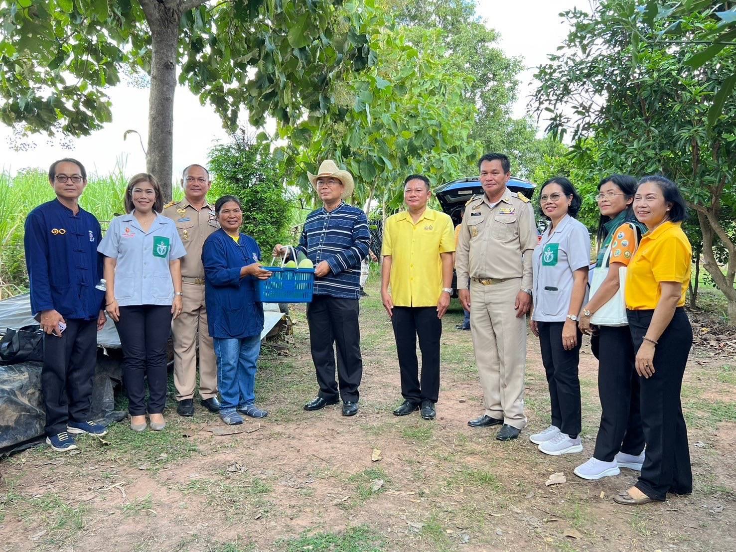 ผู้ว่าราชการจังหวัดชัยภูมิ ลงพื้นที่เยี่ยมชมแปลงโคกหนองนา พัฒนาชุมชน อำเภอแก้งคร้อ จังหวัดชัยภูมิ