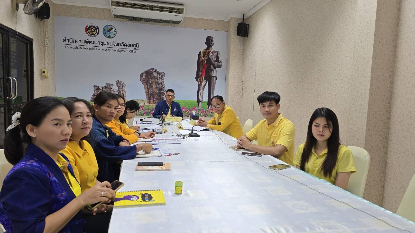 พช. ชัยภูมิ ร่วมประชุมกรมการพัฒนาชุมชน ครั้งที่ 10/2567 ผ่านระบบการประชุมทางไกล Video Conference