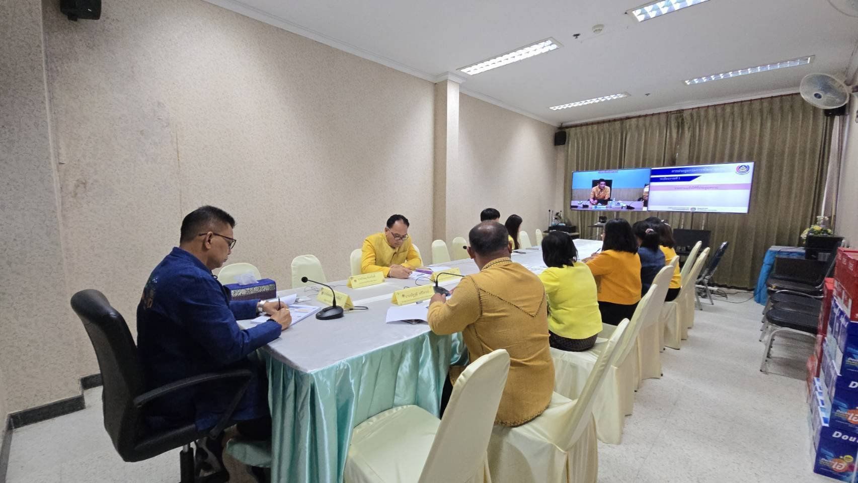 พช. ชัยภูมิ ร่วมประชุมกรมการพัฒนาชุมชน ครั้งที่ 10/2567 ผ่านระบบการประชุมทางไกล Video Conference