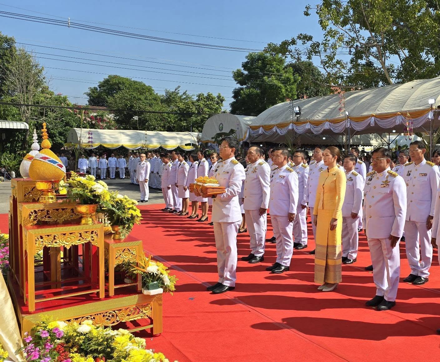 พช.ชัยภูมิ ร่วมพิธีถวายผ้าพระกฐินพระราชทานกรมการพัฒนาชุมชน ประจำปีพุทธศักราช 2567