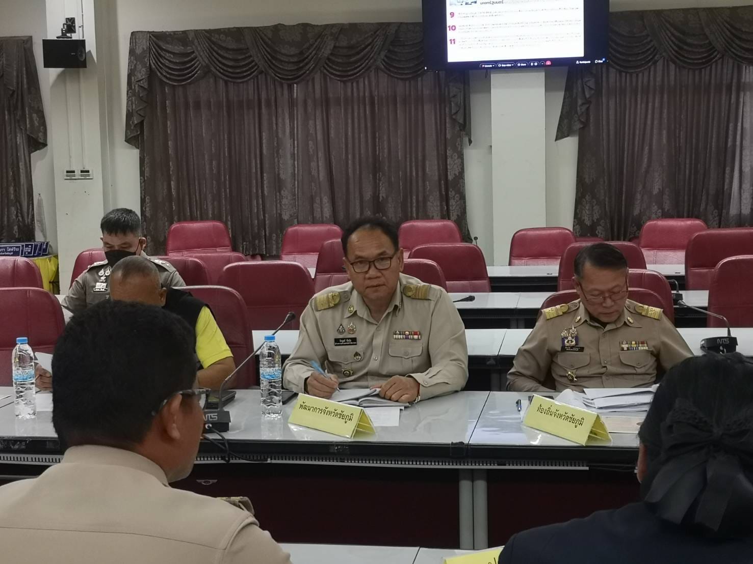 ผู้ว่าฯชัยภูมิ   เร่งขับเคลื่อนนโยบายการแก้ไขปัญหายาเสพติดของรัฐบาล