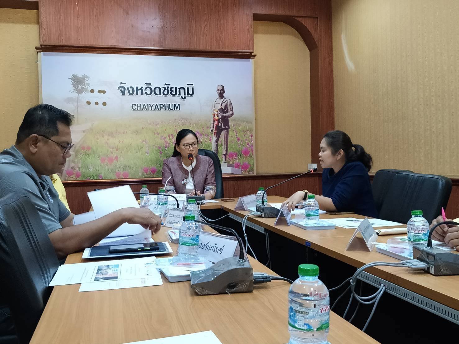 พช.ชัยภูมิ ร่วมประชุมคณะกรรมการอำนวยการจัดกิจกรรมเคาท์ดาวน์มอหินขาวโต้ลมชัยภูมิ ปี 2567/2568  ครั้งที่ 3/2567