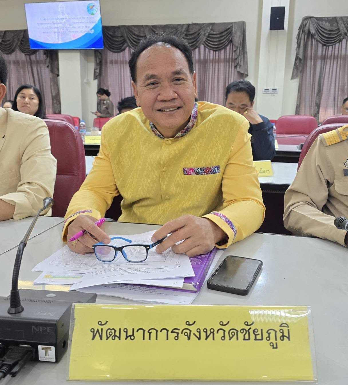 พช.ชัยภูมิ ร่วมประชุมคณะกรรมการศูนย์อำนวยการป้องกันและปราบปรามยาเสพติดจังหวัดชัยภูมิ ครั้งที่ 1/2568 ประจำเดือนมกราคม 2568