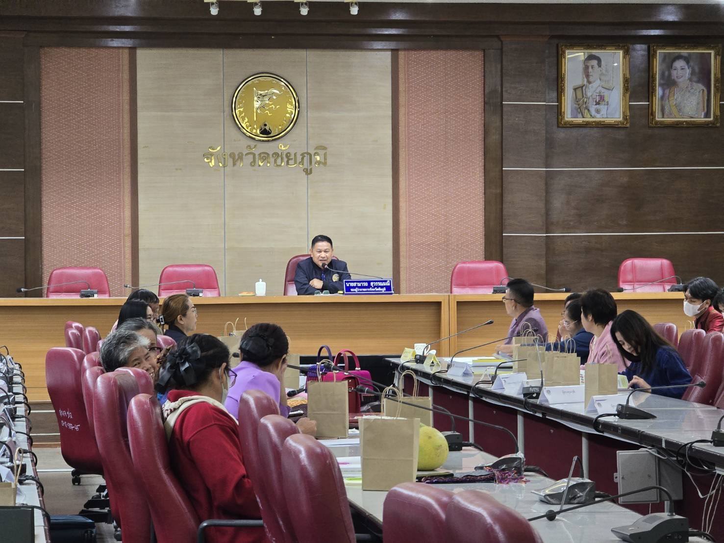 พช.ชัยภูมิ จัดประชุมคณะอนุกรรมการหนึ่งตำบล หนึ่งผลิตภัณฑ์ จังหวัดชัยภูมิ และคณะกรรมการเครือข่ายองค์ความรู้ (Knowledge – Based OTOP : KBO) จังหวัดชัยภูมิ ครั้งที่ 1/2568