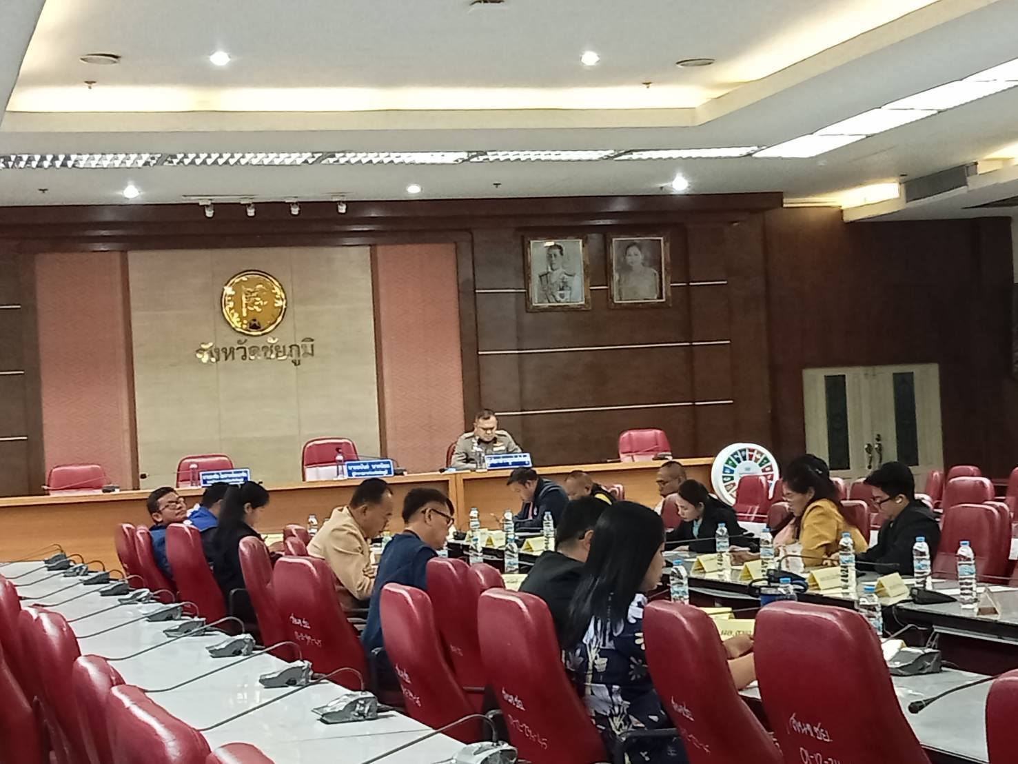 พช.ชัยภูมิ ร่วมประชุมคณะกรรมการติดตาม เร่งรัด การดำเนินงานป้องกัน ปราบปราม และแก้ไขปัญหายาเสพติด จังหวัดชัยภูมิ ครั้งที่ 4/2568