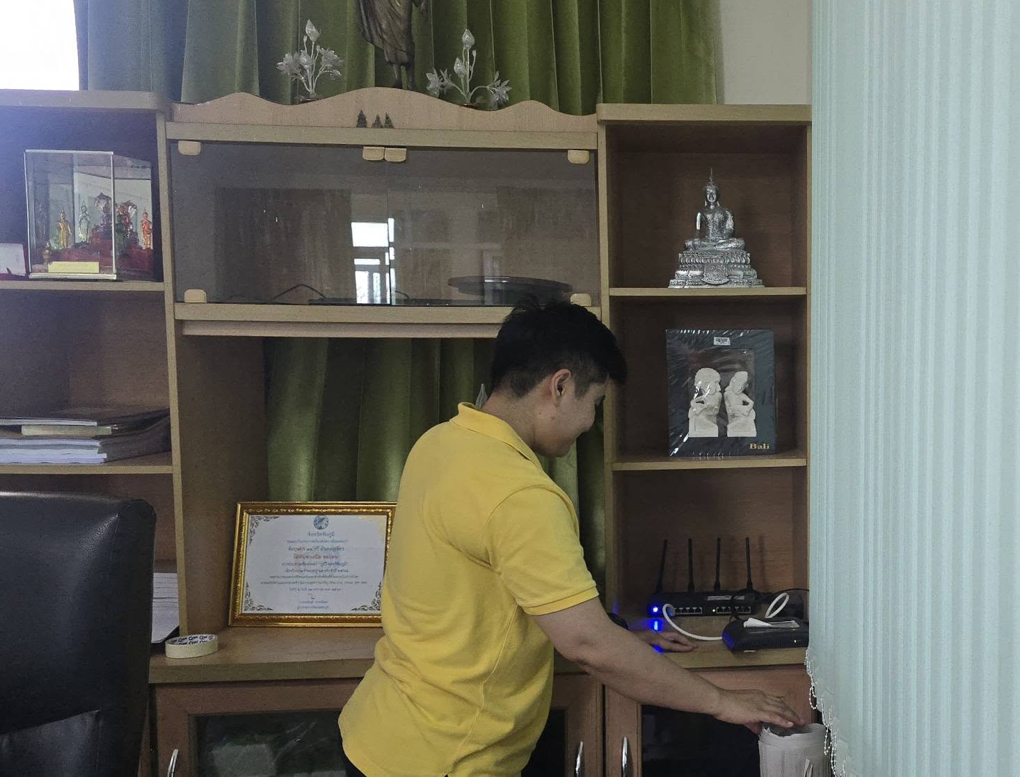 พช.ชัยภูมิ รุกเสริมความปลอดภัยไอที! ลงพื้นที่ตรวจสอบระบบอินเทอร์เน็ตและไซเบอร์ซีเคียวริตี้