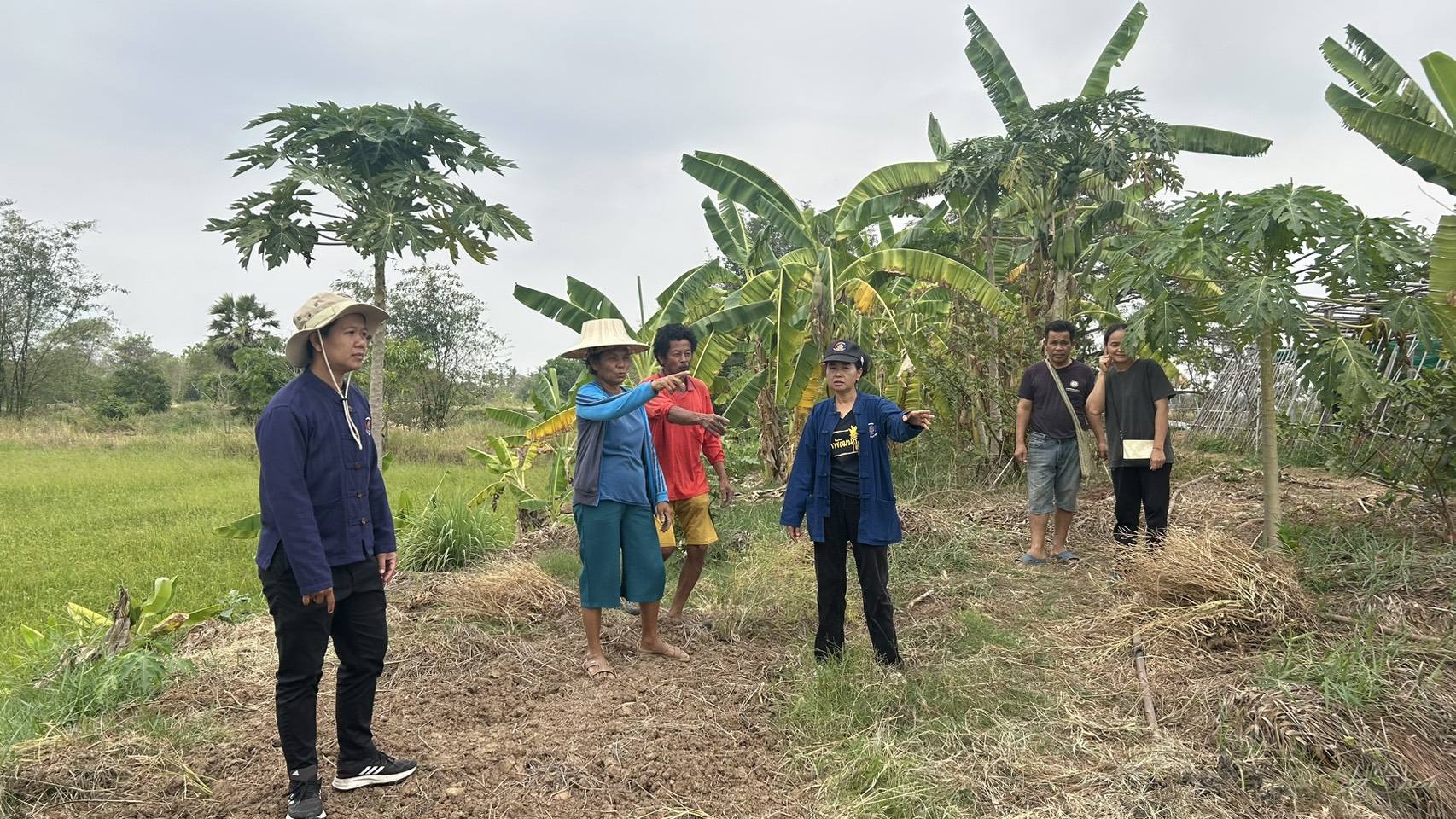 พช.ชัยภูมิ ติดตามการตรวจประเมินศักยภาพศูนย์เรียนรู้การพัฒนาคุณภาพชีวิตตามหลักทฤษฎีใหม่ประยุกต์สู่ “โคก หนอง นา”