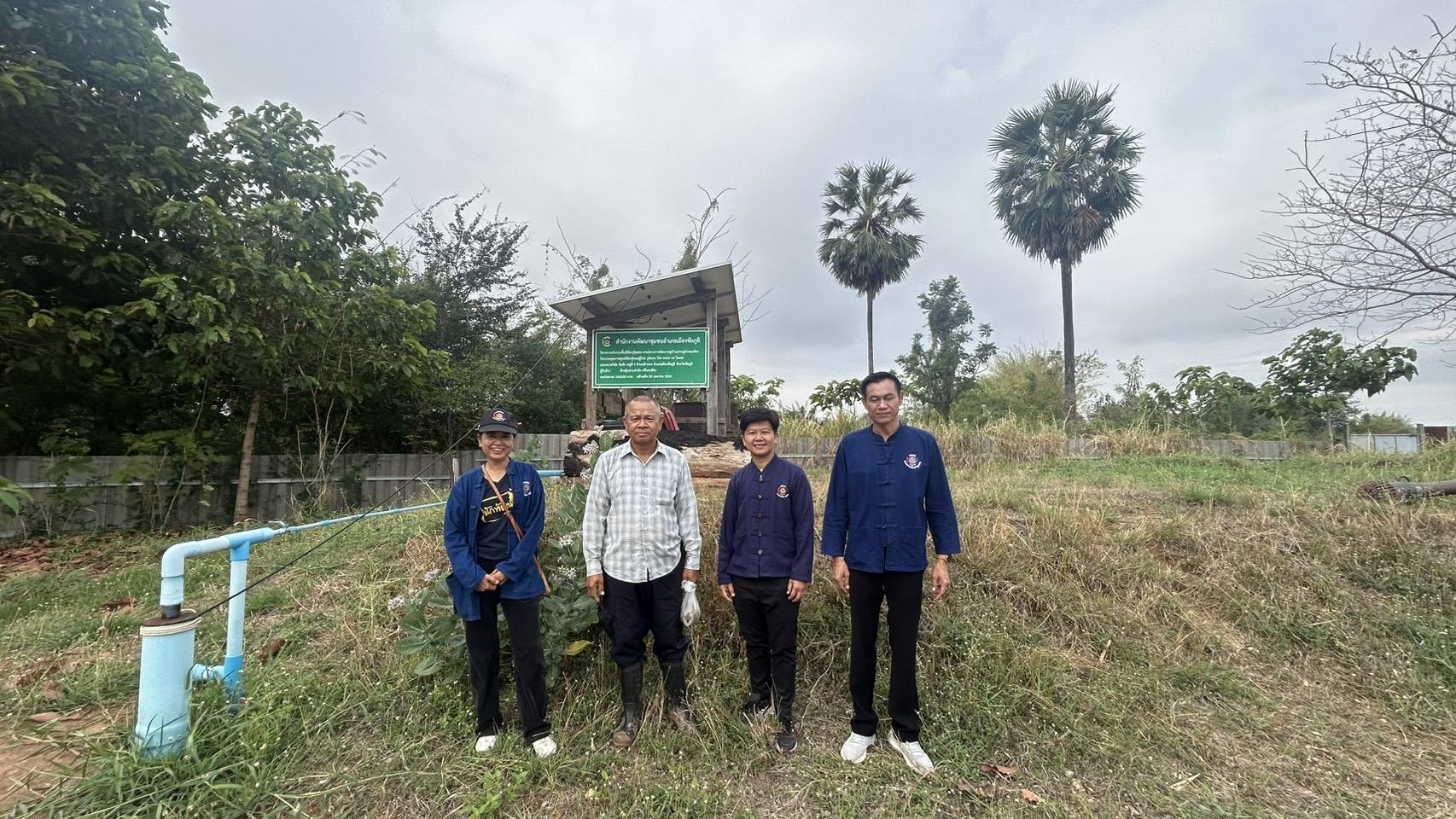 พช.ชัยภูมิ ติดตามการตรวจประเมินศักยภาพศูนย์เรียนรู้การพัฒนาคุณภาพชีวิตตามหลักทฤษฎีใหม่ประยุกต์สู่ “โคก หนอง นา”