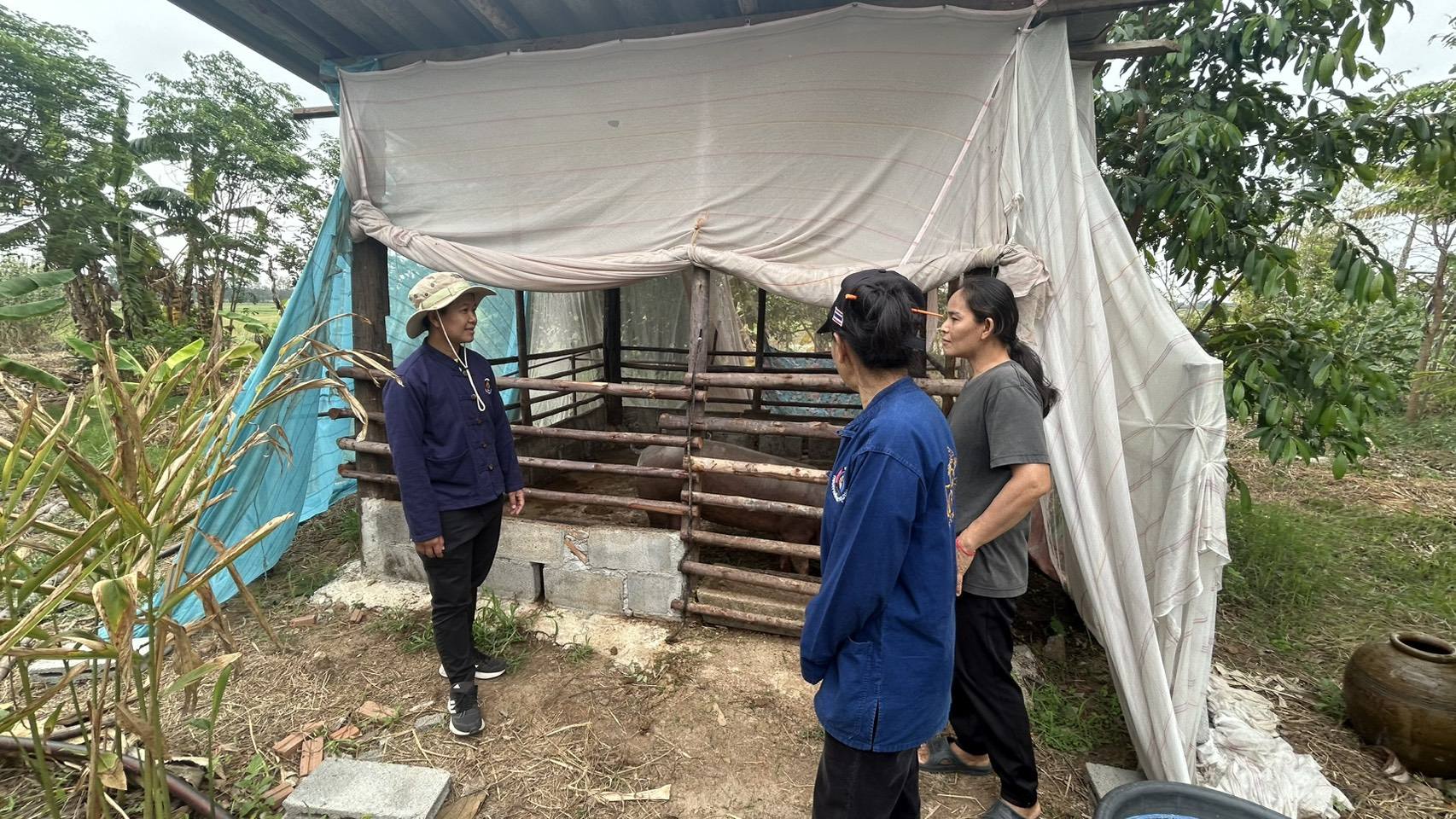 พช.ชัยภูมิ ติดตามการตรวจประเมินศักยภาพศูนย์เรียนรู้การพัฒนาคุณภาพชีวิตตามหลักทฤษฎีใหม่ประยุกต์สู่ “โคก หนอง นา”