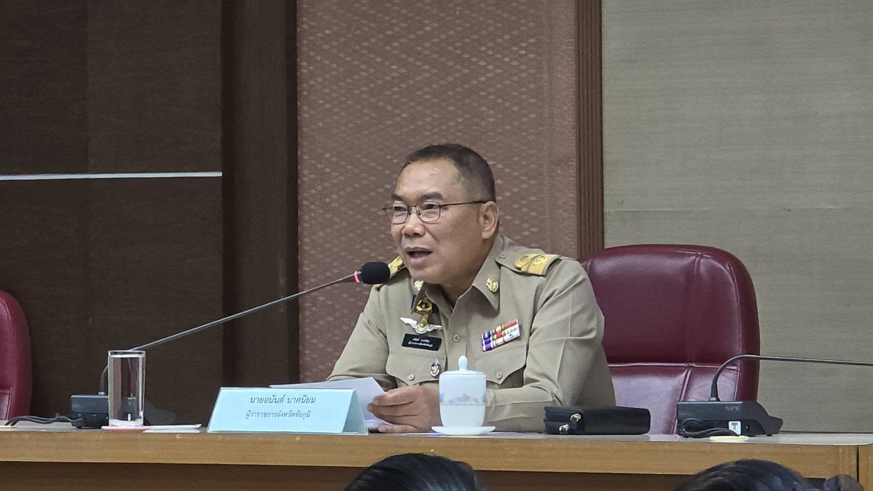 พช.ชัยภูมิ ร่วมประชุมประเพณีบุญเดือนหก จังหวัดชัยภูมิ ประจำปี 2568