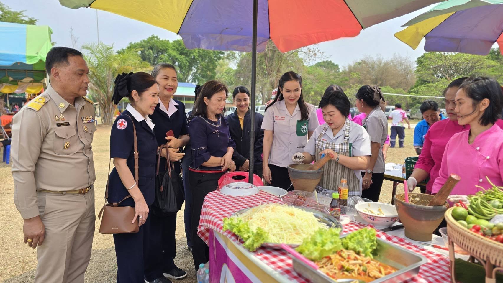 พช.ชัยภูมิ ร่วมหน่วยแพทย์อาสา พอ.สว. และจังหวัดเคลื่อนที่ บริการประชาชน ประจำเดือนมีนาคม 2568