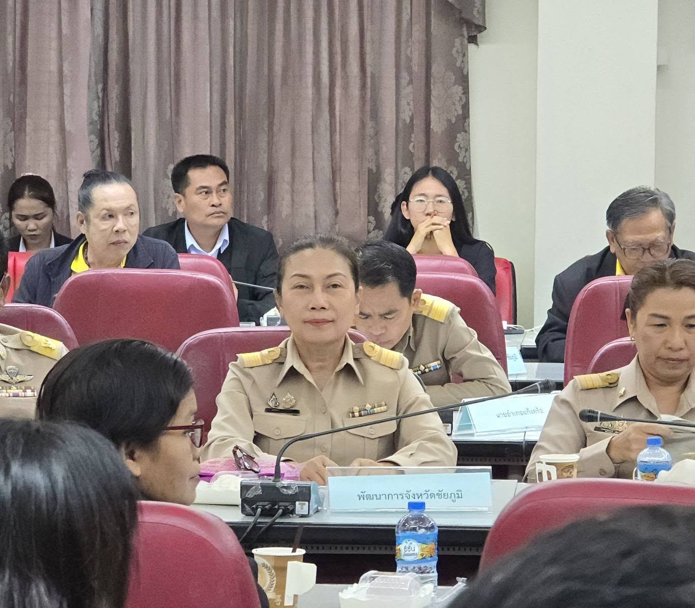 พช.ชัยภูมิ ร่วมประชุมประเพณีบุญเดือนหก จังหวัดชัยภูมิ ประจำปี 2568