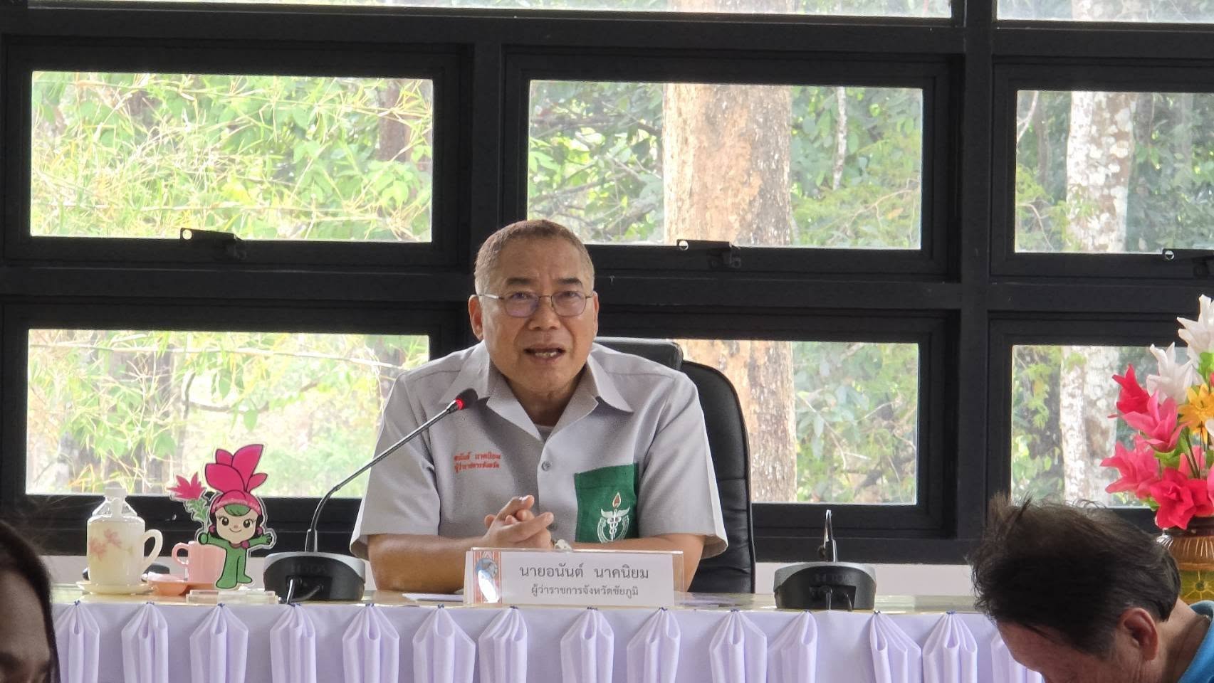 พช.ชัยภูมิ ร่วมประชุมคณะกรรมการร่วมภาครัฐและเอกชนเพื่อพัฒนาและแก้ไขปัญหาทางเศรษฐกิจจังหวัดชัยภูมิ (กรอ.จังหวัดชัยภูมิ) นอกสถานที่(สัญจร) ครั้งที่ 7/2568