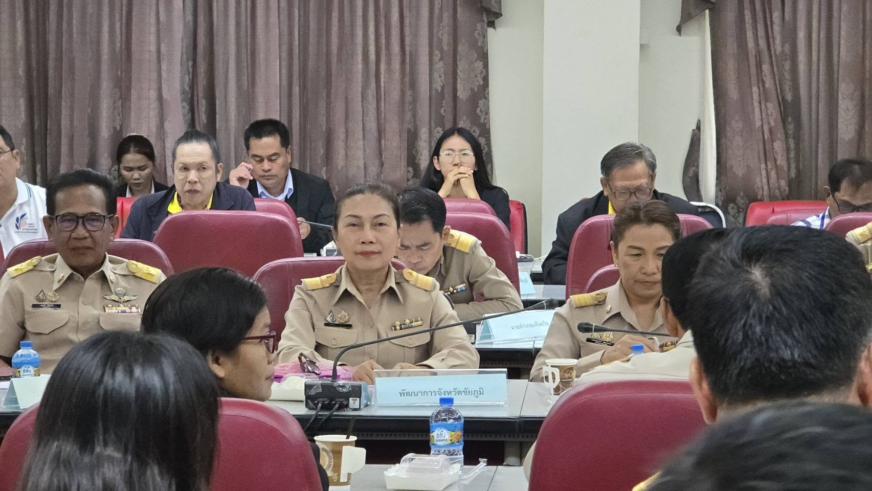 พช.ชัยภูมิ ร่วมประชุมประเพณีบุญเดือนหก จังหวัดชัยภูมิ ประจำปี 2568